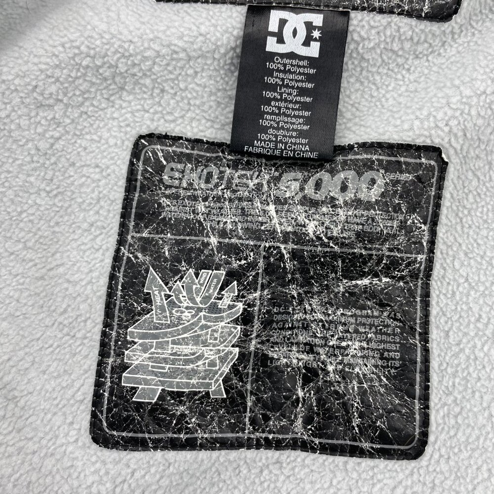 DC Shoes Exotek 5000 Jacket Women Fits Size Large L White All Over Print - Picture 7 of 16